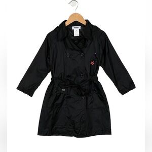 Rykiel Enfant Long Sleeve Lady Bug Hooded Trench Coat Jacket - Size 4